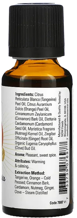 Ефірна олія "Гарбуз і прянощі" - Now Foods Essential Pumpkin Spice Essential Oil — фото N2