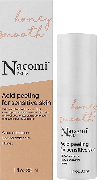 Кислотний пілінг для чутливої шкіри, лактобіонова кислота - Nacomi Next Level Acid Peeling For Sensitive Skin — фото N2