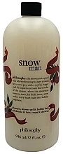 Духи, Парфюмерия, косметика Гель для душа "5 в 1" - Philosophy Snow Man Shampoo Shower Gel & Bubble Bath