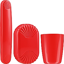 Парфумерія, косметика Туалетний набір, 42058, червоний - Top Choice Set (accessory/3pcs)