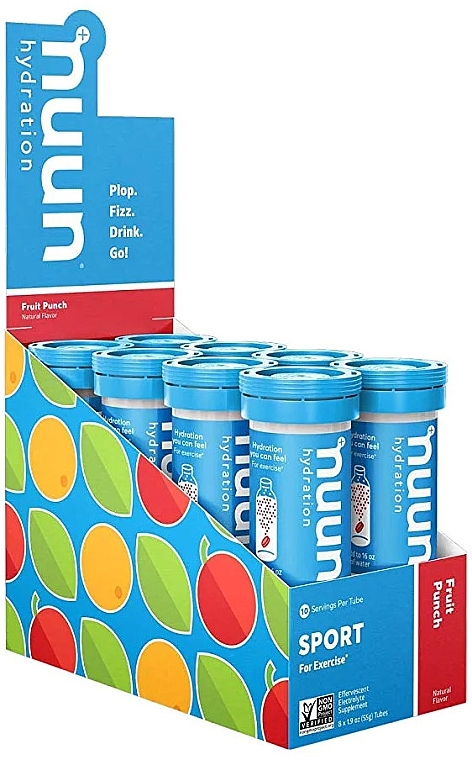 Электролитный напиток, фруктовый пунш - Nuun Sport Hydration Fruit Punch — фото N3