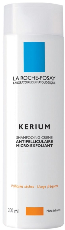 Шампунь-крем против сухой перхоти - La Roche-Posay Kerium Anti-Dandruff Dry Sensitive Scalp Cream Shampoo — фото N2