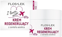 Крем для лица регенерирующий с центеллой азиатской - Floslek I Love Mini Regenerating Cream With Centella Asiatica — фото N1