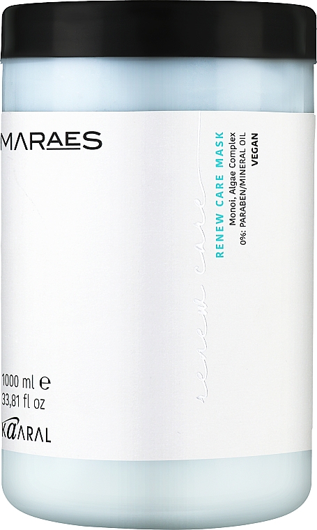 Маска для відновлення волосся з комплексом водоростей - Kaaral Maraes Renew Care Mask — фото N3
