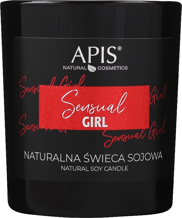 Натуральна соєва свічка - APIS Professional Sensual Girl Soy Candle — фото N1