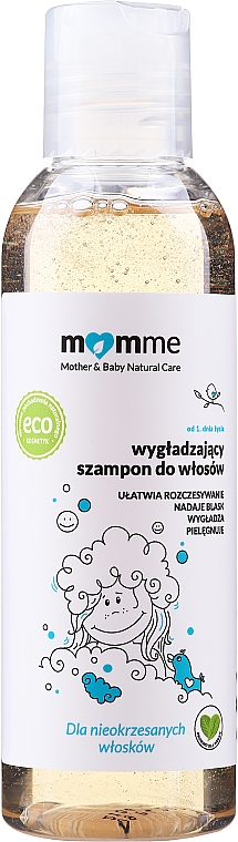 Шампунь для розгладжування волосся - MomMe Mother & Baby Natural Care — фото N2