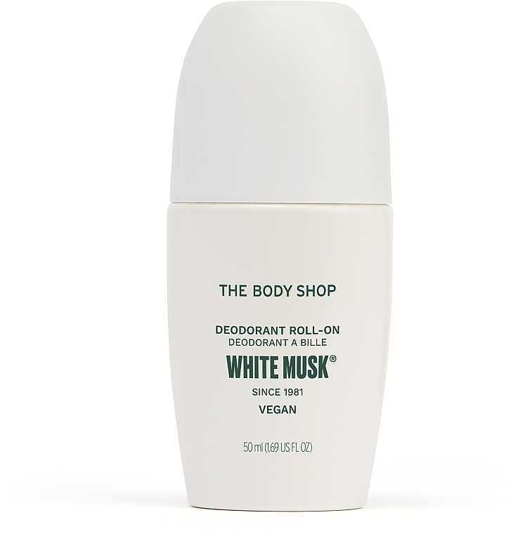 Шариковый дезодорант "White Musk" - The Body Shop White Musk Vegan Deodorant Roll-On