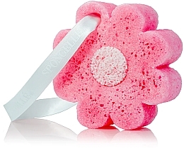 Пінна багаторазова губка для душу, рожева - Spongelle Hawaiian Body Wash Infused Buffer He'e Berry — фото N3