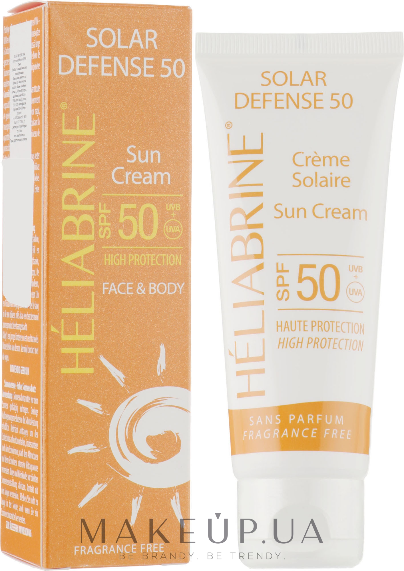 Солнцезащитный крем - Heliabrine Creme Solaire Defense Solaire SPF50  — фото 75ml