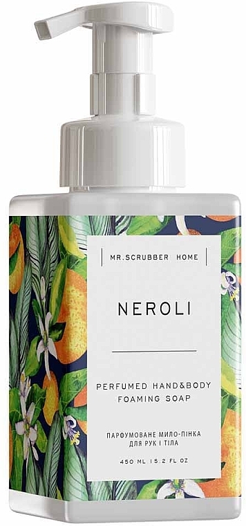 Парфюмированное мыло-пенка для рук и тела - Mr.Scrubber Home Neroli