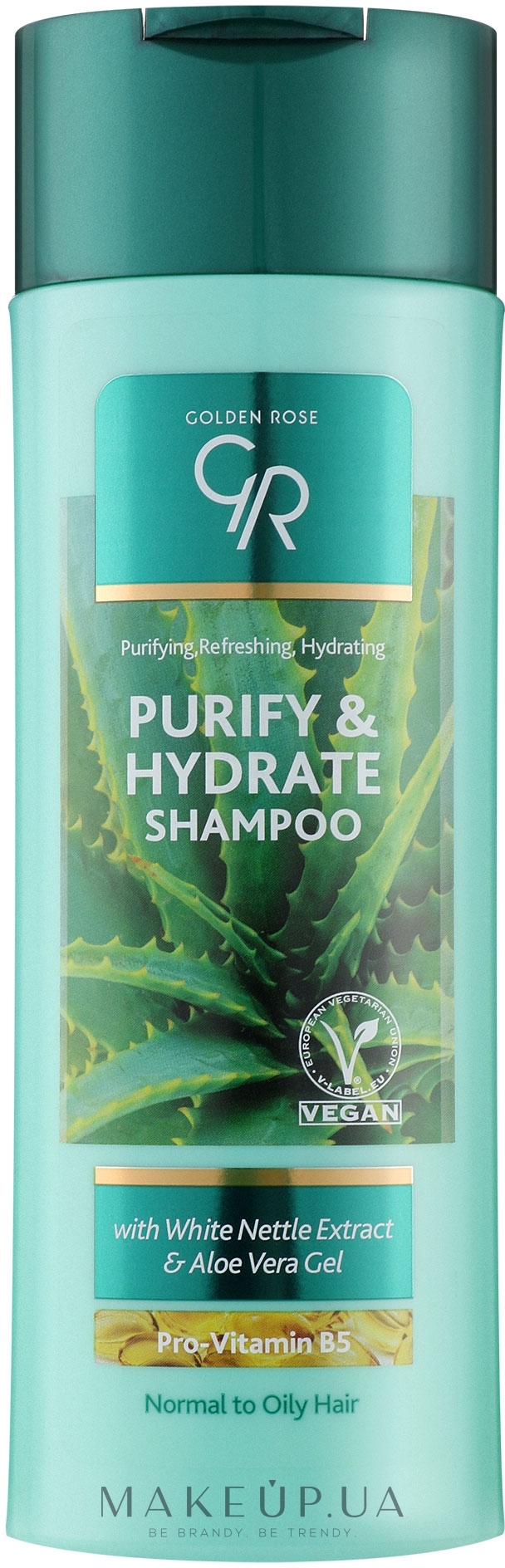 Шампунь для нормального й жирного волосся - Golden Rose Purify & Hydrate Shampoo — фото 430ml