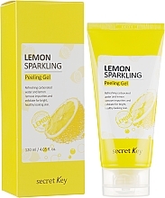 Духи, Парфюмерия, косметика УЦЕНКА Лимонная пилинг-скатка - Secret Key Lemon Sparkling Peeling Gel *