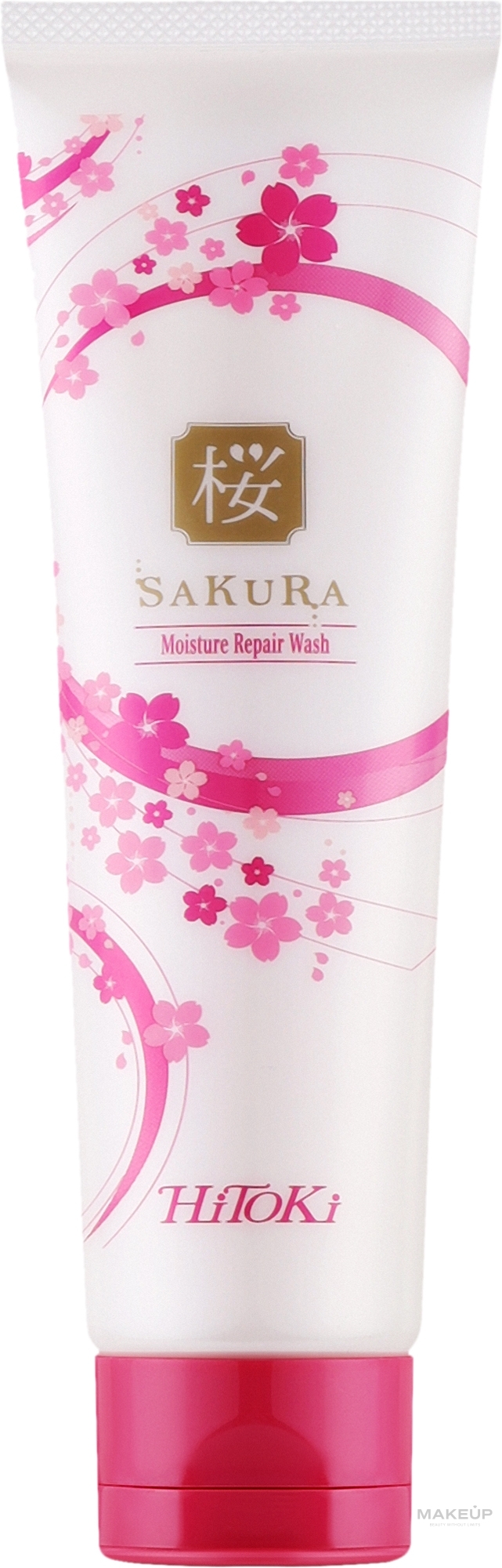Зволожуюча пінка для вмивання - Hitoki Sakura EGF Moisture Facial Wash — фото 140g