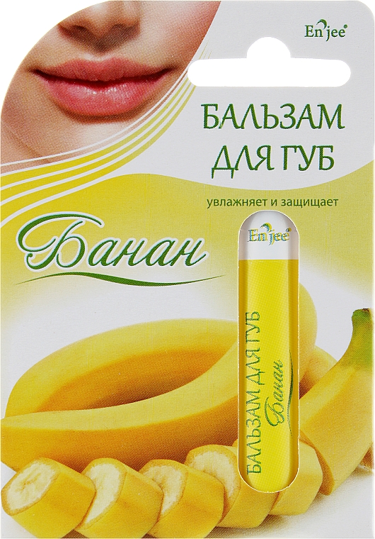 Бальзам для губ "Банан" - EnJee — фото N2