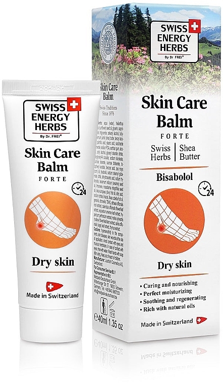 Смягчающий бальзам для огрубевших участков кожи - Swiss Energy Skin Care Balm Forte — фото N1