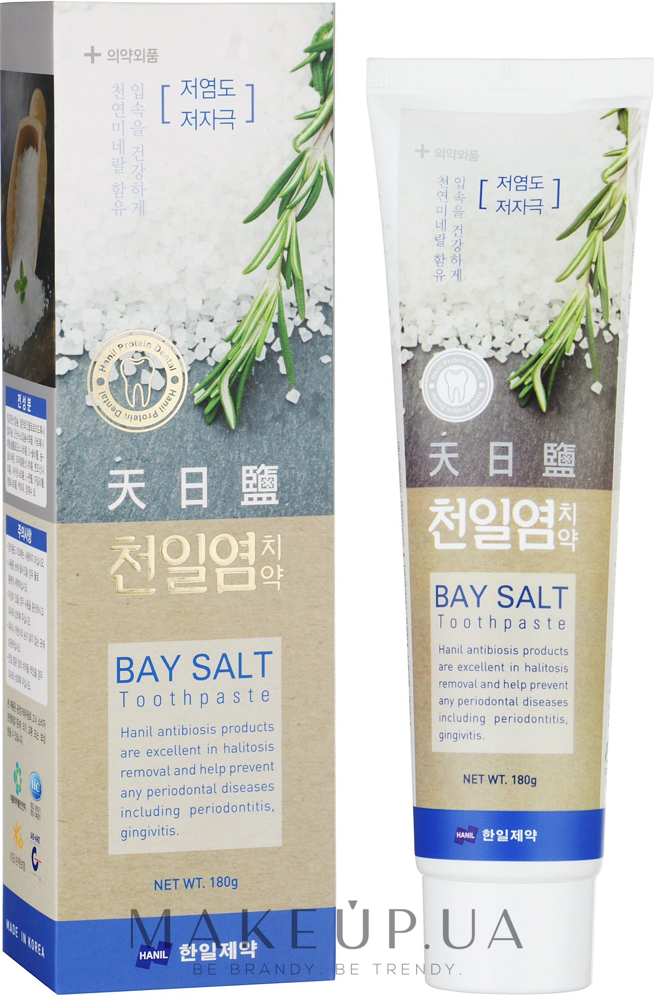 Зубна паста з морською сіллю - Hanil Chemical Bay Salt Toothpaste — фото 180g