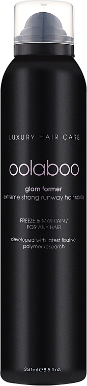 Лак для волосся - Oolaboo Glam Former Extreme Strong Runway Hair Spray — фото N1