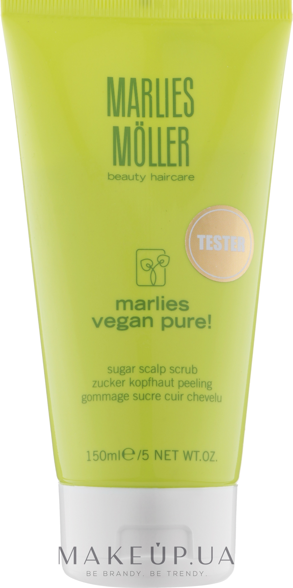 Цукровий скраб для шкіри голови "Веган" - Marlies Moller Marlies Vegan Pure! Sugar Sculp Scrub (тестер) — фото 150ml