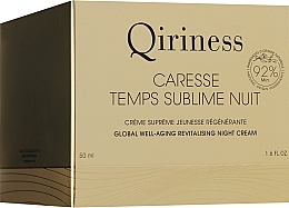 Парфумерія, косметика Відновлювальний, антивіковий нічний крем комплексної дії - Qiriness Caresse Temps Sublime Nuit Ultimate Anti-Age Revitalising Night Cream