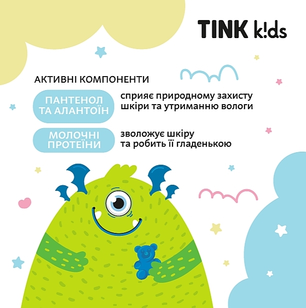 Дитяче рідке мило для рук "Gummy Bears" - Tink Kids Liquid Soap — фото N6