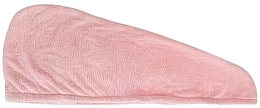 Полотенце-тюрбан для сушки волос, розовое - Cocogreat — фото N1