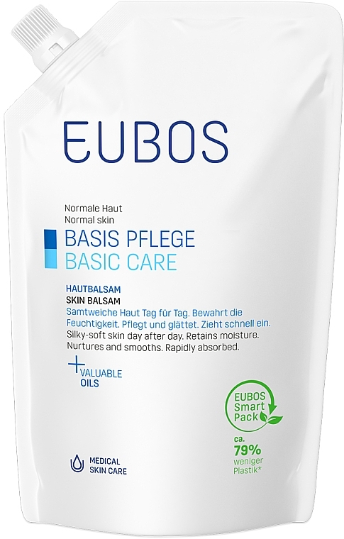 Бальзам для догляду за нормальною шкірою - Eubos Med Basic Skin Care Dermal Balsam Refill (запасний блок) — фото N1