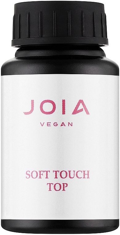 Топ для гель-лака, матовый - JOIA Vegan Soft Touch Top — фото N2