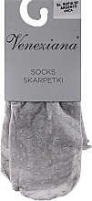 Жіночі шкарпетки "Sofia", argento - Veneziana — фото N1