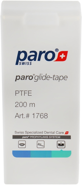 Зубная лента тефлоновая 200м - Paro Swiss Glide-Tape