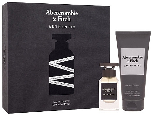  Abercrombie & Fitch Authentic Men - Набір (edt/50ml + sh/gel/200ml)  — фото N1