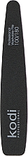 Духи, Парфюмерия, косметика Пилка для ногтей "Конусная" 100/180, черная/фиолетовая - Kodi Professional