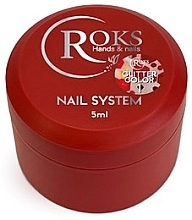 Парфумерія, косметика Гель-лак для нігтів - Roks Nail System Glitter Color