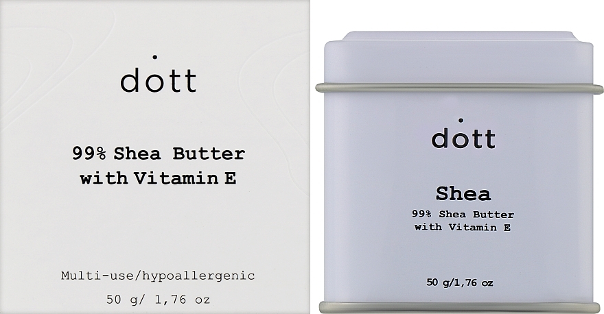 Масло Ши - Dott Multi-Use Shea Butter With Vitamin E — фото N2