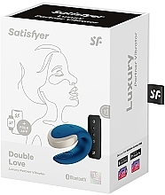 Духи, Парфюмерия, косметика Вибратор для пар, синий - Satisfyer Double Love 