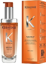 Масло для непослушных и вьющихся волос - Kerastase Discipline Oleo-Relax Control-in-motion Oil Refillable — фото N2