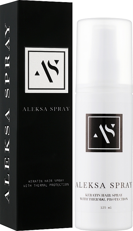 Кератиновий спрей для волосся з термозахистом - Aleksa Spray — фото N2