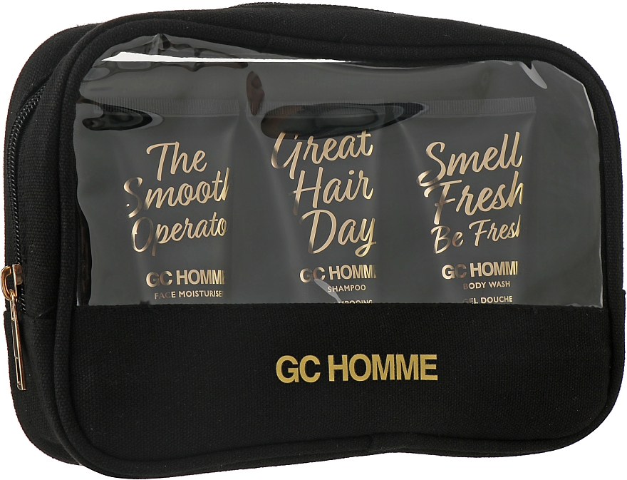 Набор - Grace Cole GC Homme Energise (cr/50ml + sh/gel/100ml + shm/50ml + bag/1pc)