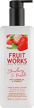 Парфумерія, косметика Лосьйон для рук і тіла - Grace Cole Fruit Works Hand & Body Lotion Strawberry & Pomelo