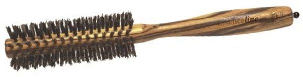 Расческа с деревянной ручкой с разделителем с усиленной щетиной кабана Essence d30mm - 3ME Maestri — фото N1