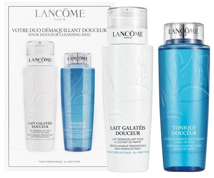 Набір - Lancome Duo Douceur Cleanser (ton/400ml + milk/400ml)