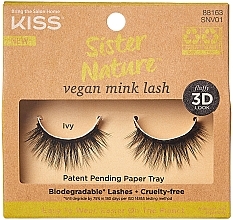 Накладные ресницы - Kiss Sister Nature Vegan Mink Ivy — фото N1