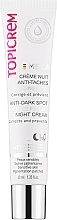 Парфумерія, косметика Нічний пілінг для обличчя - Topicrem Mela Anti-Dark Spot Gentle Peeling Night Cream