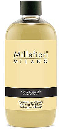 Наповнення для аромадифузора «Honey & Sea Salt» - Millefiori Milano Natural Diffuser Refill — фото N1