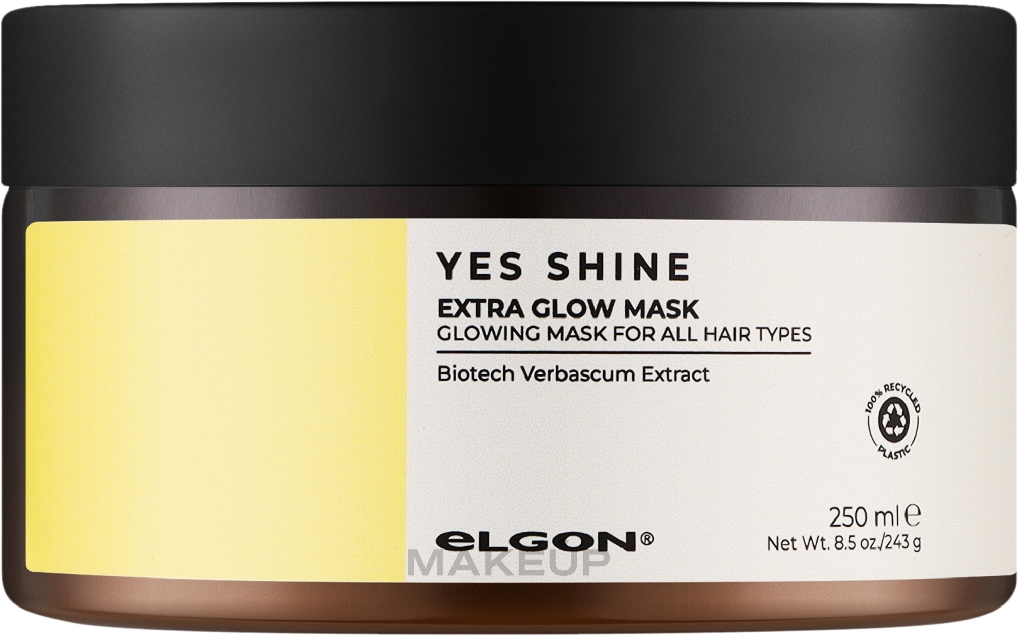 Маска-сяйво для волосся - Elgon Yes Shine Extra Glow Mask — фото 250ml