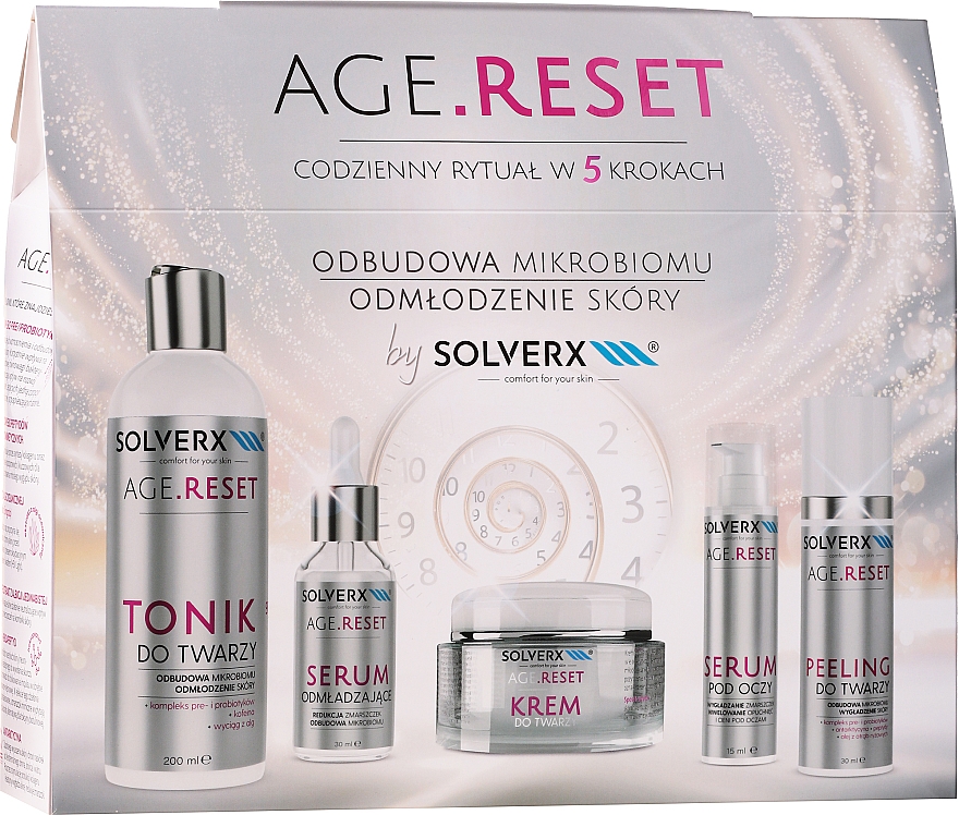 Набор, 5 продуктов - Solverx Age Reset — фото N1