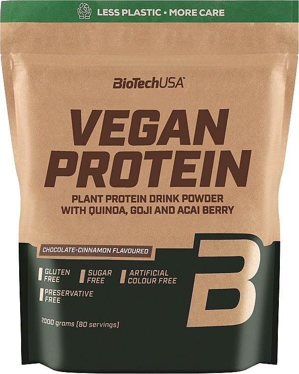 Протеїн веганський "Шоколад-кориця" - BioTechUSA Vegan Protein — фото N3