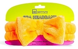 Повязка на голову, оранжевая - IDC Institute Neon Spa Headband — фото N1