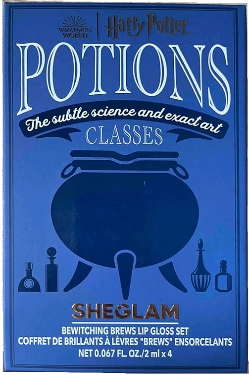 Набір - Sheglam Harry Potter Potions Classes Bewitching Brews Lip Gloss Set (lip/gloss/2mlx4) — фото N1