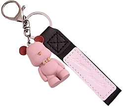 Брелок для ключів, рожевий ведмедик - Ecarla — фото N1