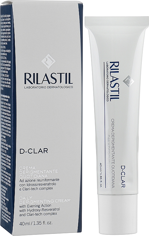 Крем для кожи лица склонной к пигментации - Rilastil D-Clar Daily Depigmenting Cream — фото N2